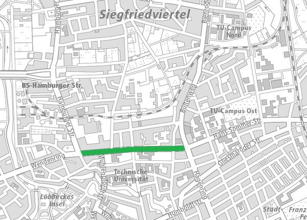 Der Rebenring im Nördlichen Ringgebiet (1 : 40.000) (Wird bei Klick vergrößert)