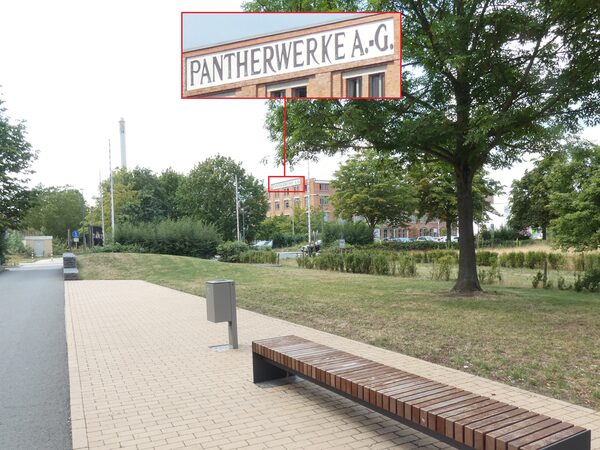 Blick vom Nordbahnhof in Richtung Pantherwerke (Wird bei Klick vergrößert)