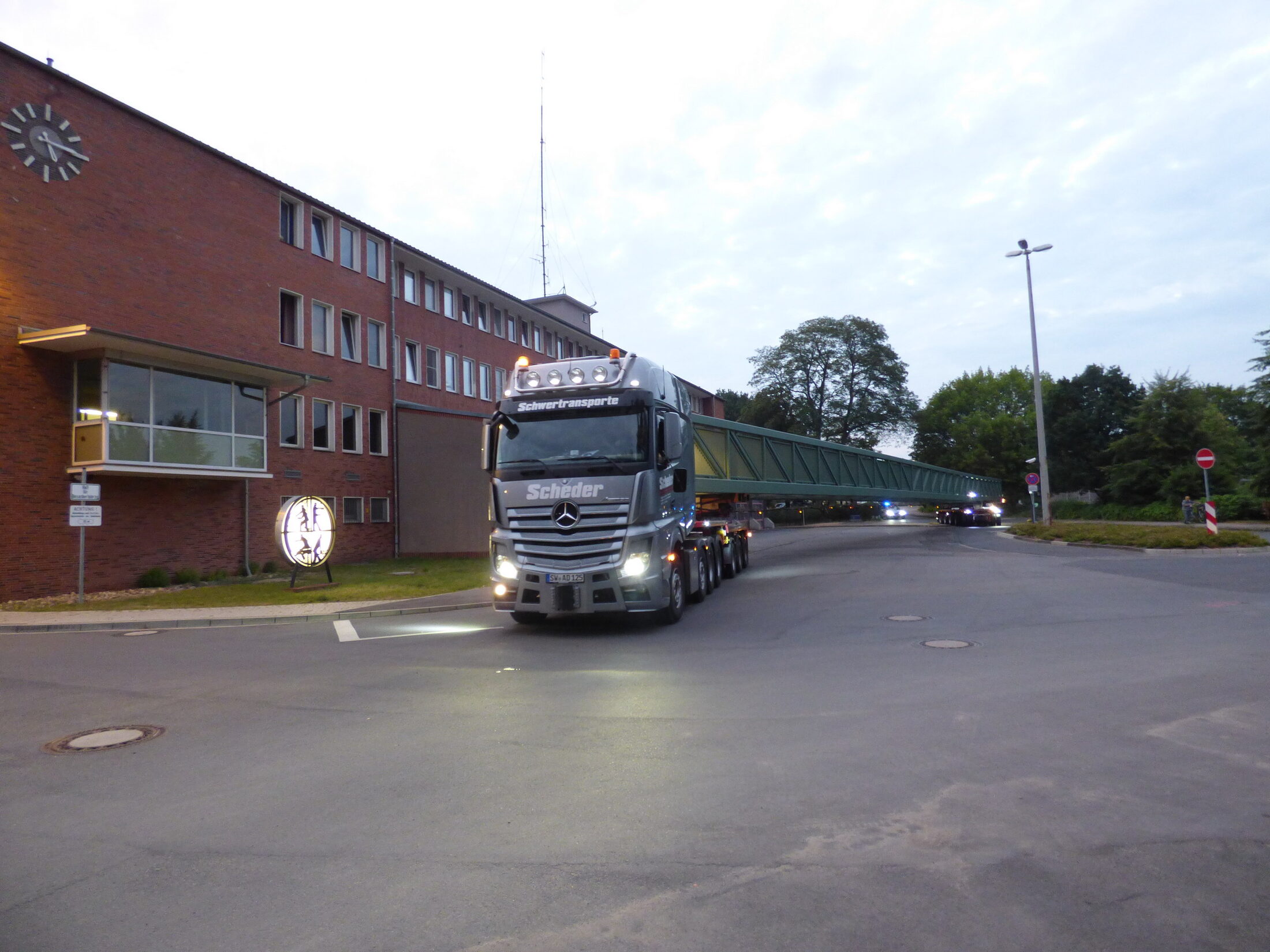 5:15 Uhr - vor der Hauptfeuerwache (Wird bei Klick vergrößert)