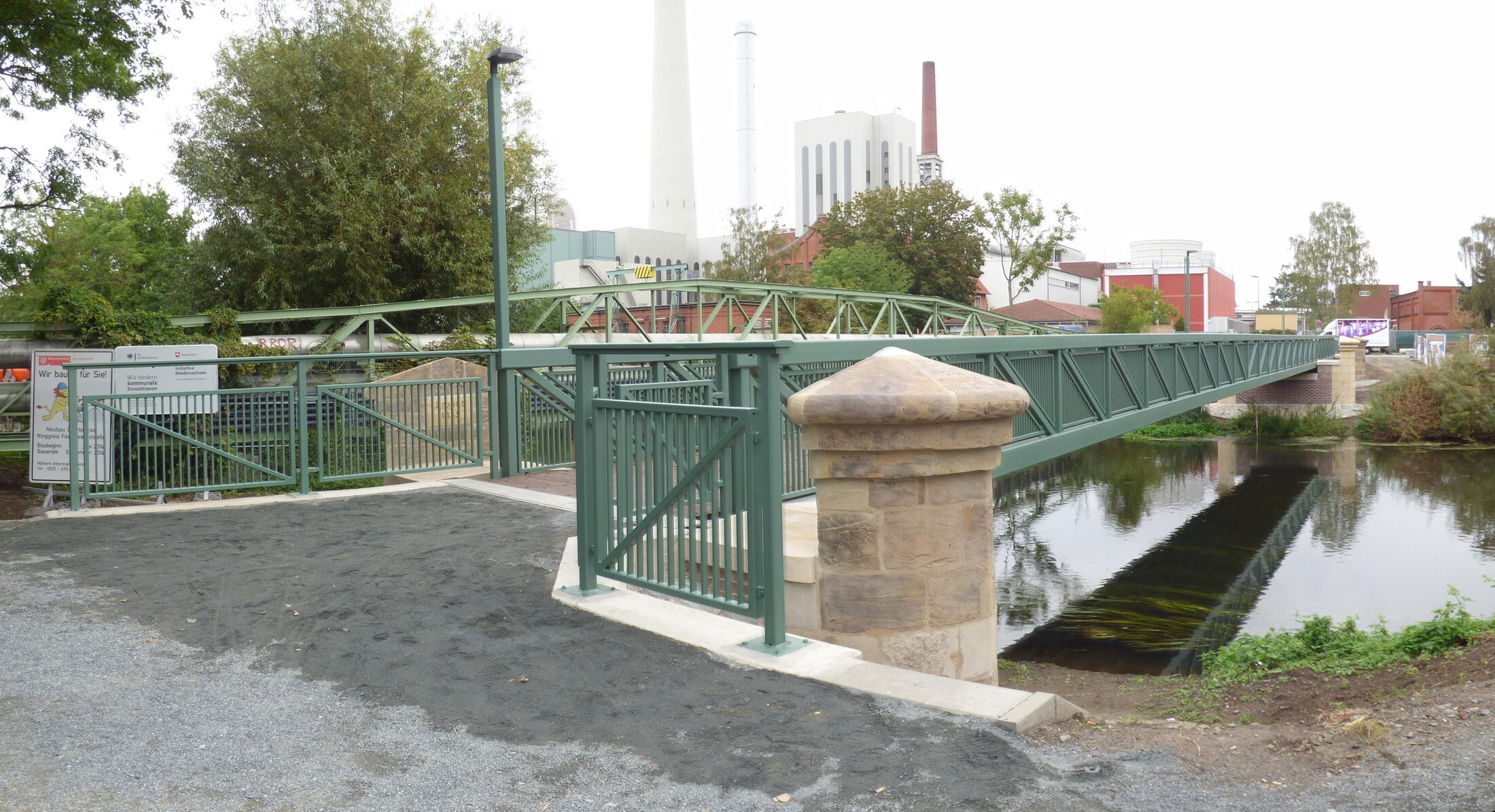 19.09.2016 - Die neue Brücke nach der Eröffnung (Wird bei Klick vergrößert)