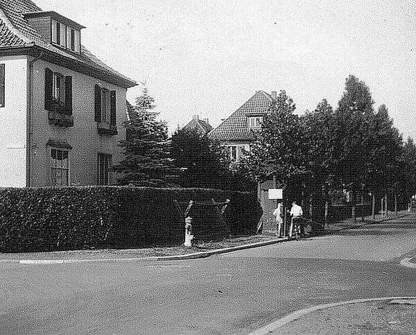 1952 Wachhäuschen Dürerstr (Wird bei Klick vergrößert)