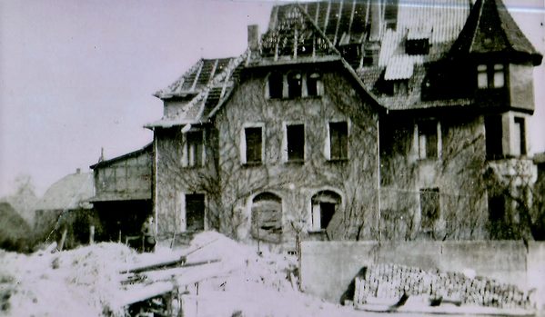 Hof Gehrs 23.5.1944 Bombeneinschlag (Wird bei Klick vergrößert)