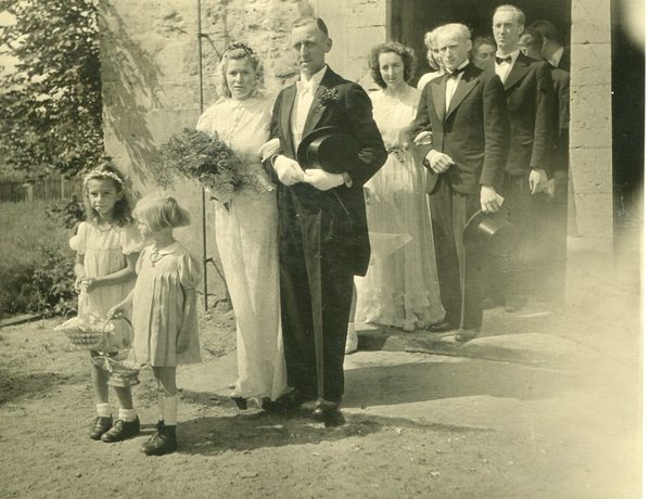 Gehrs Ehe Hans-Heinrich mit Erika Reinecke Juni 1946 (Wird bei Klick vergrößert)