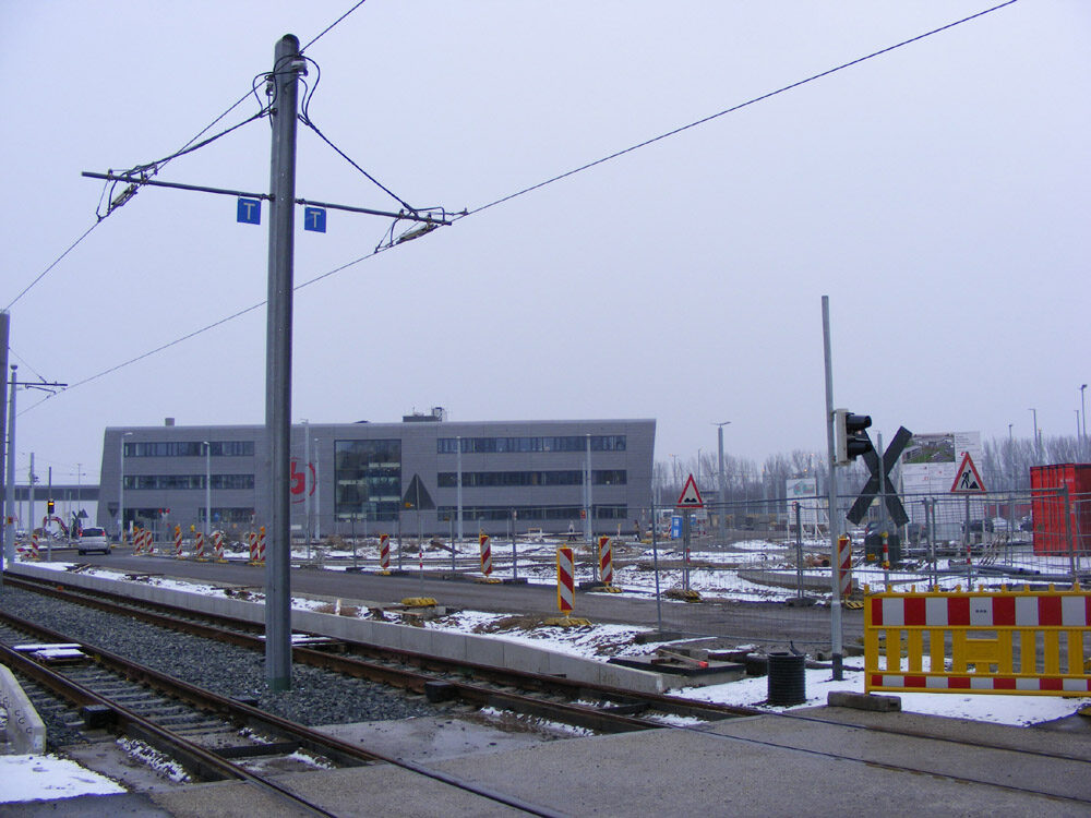 Neues Straßenbahndepot (Wird bei Klick vergrößert)