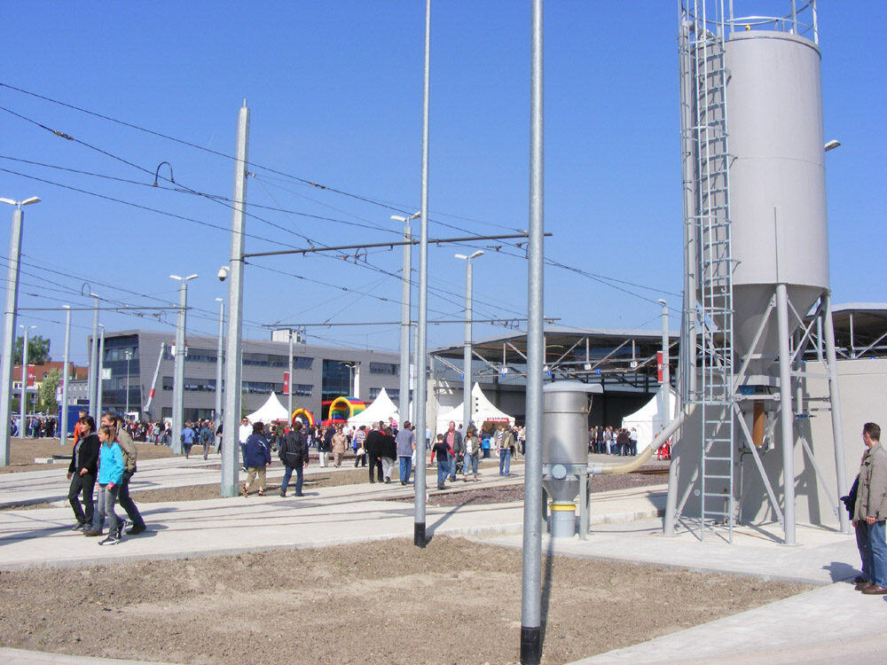 Neues Straßenbahndepot (Wird bei Klick vergrößert)