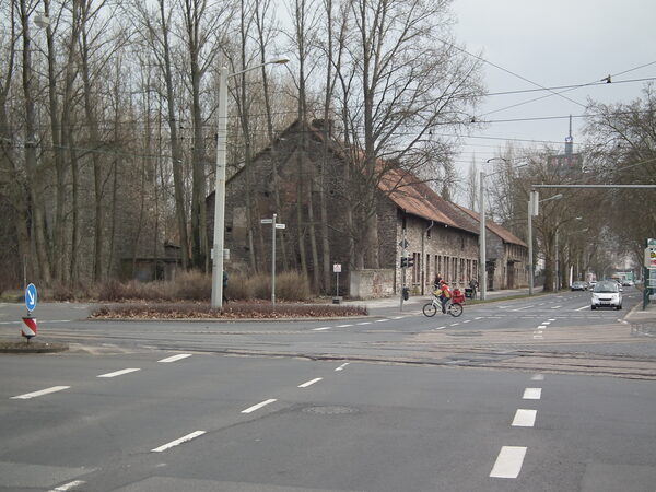 Scheunen am Leonhardplatz (Wird bei Klick vergrößert)