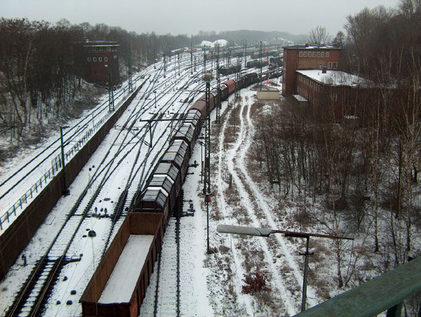 Güterbahnhof an der Helmstedter Straße (Wird bei Klick vergrößert)