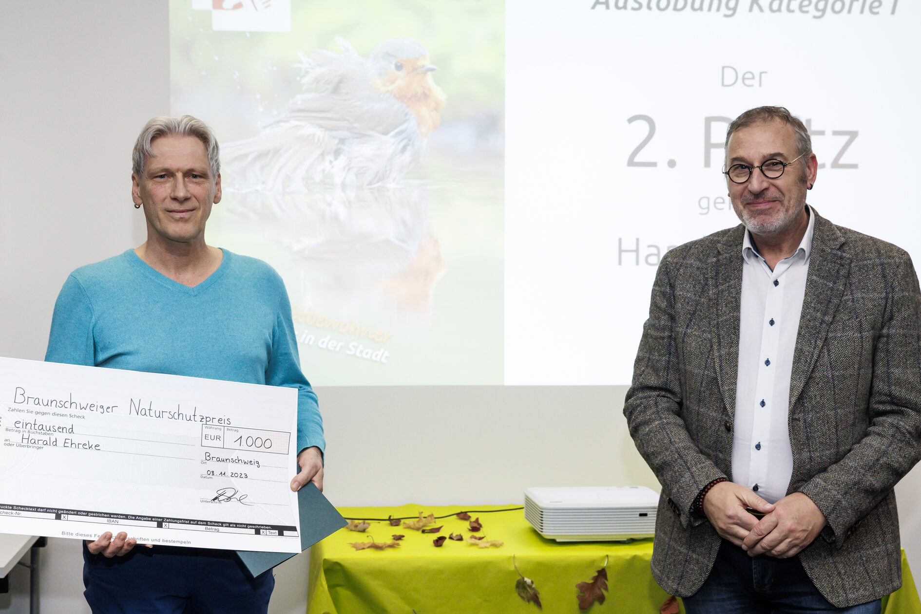 Preisübergabe Platz 2 in Kategorie I. (Wird bei Klick vergrößert)