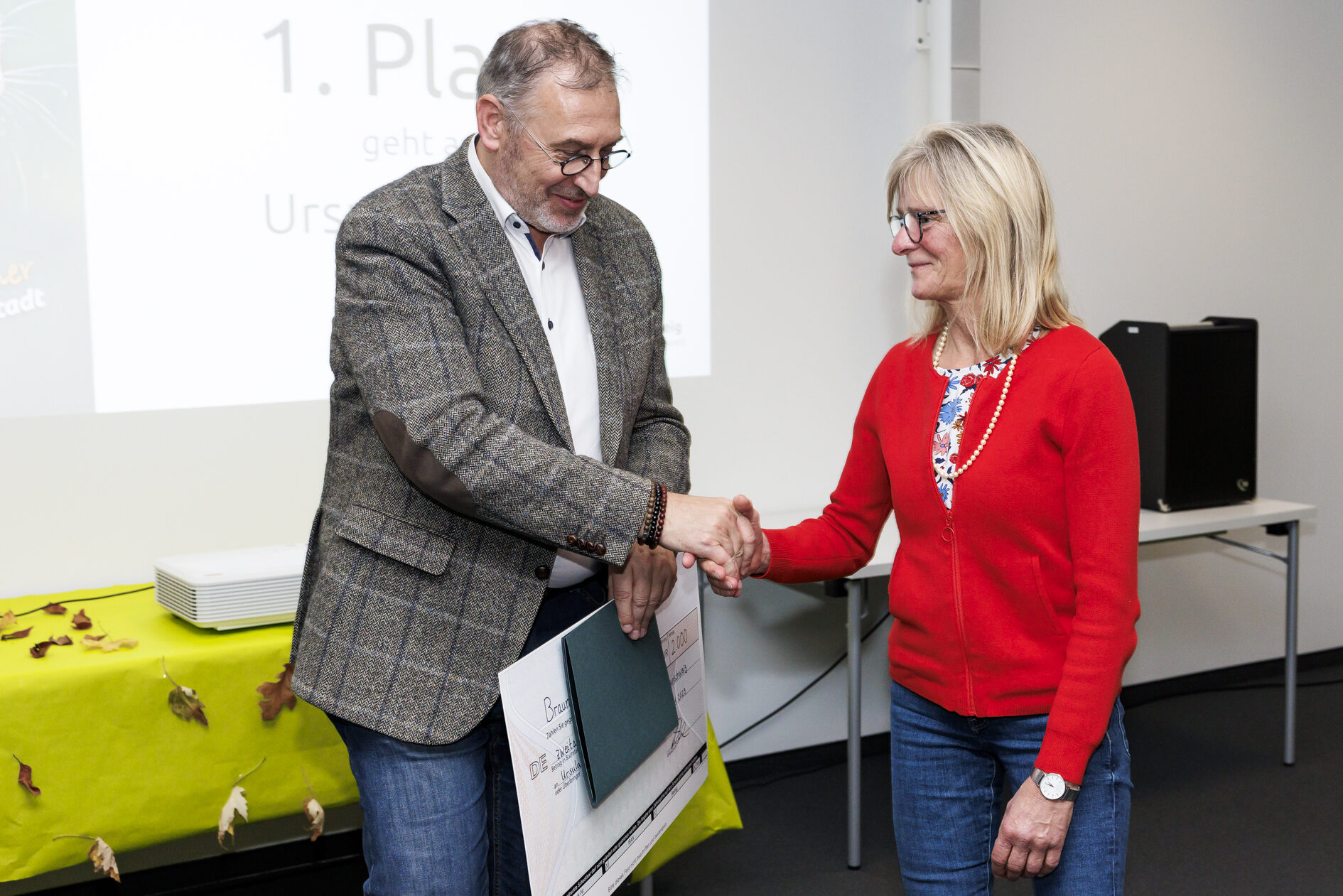 Preisübergabe Platz 1 in der Kategorie II. (Wird bei Klick vergrößert)