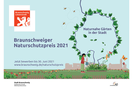 Plakat des Naturschutzpreises 2021.