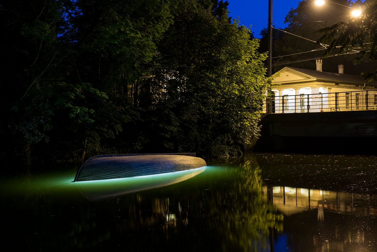 Institut für Architekturbezogene Kunst in Kooperation mit dem Leichtweiß-Institut für Wasserbau TU/Braunschweig, Kieloben, 2020