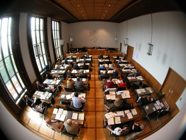 Sitzung im Ratssaal Braunschweig (Wird bei Klick vergrößert)