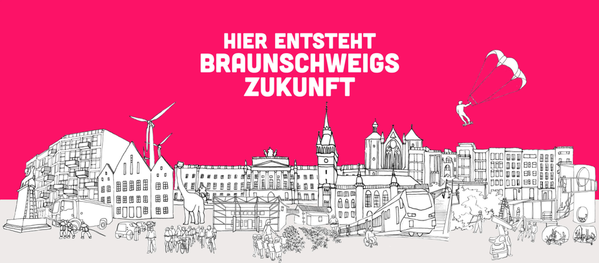 Abbildungen "Hier entsteht Braunschweigs Zukunft" (Wird bei Klick vergrößert)