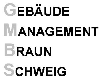 Schriftzug Gebäudemanagement Braunschweig