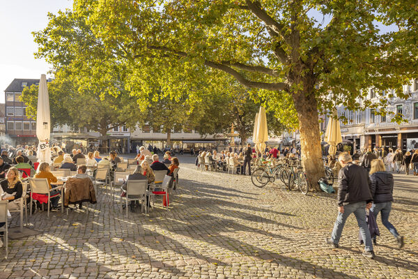 Die Braunschweiger Innenstadt am Kohlmarkt (Wird bei Klick vergrößert)
