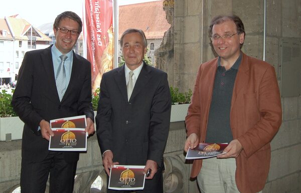 Gerold Leppa, Geschäftsführer Braunschweig Stadtmarketing GmbH, Stadtrat Wolfgang Laczny, Dr. Hans-Jürgen Derda, stellvertretender Direktor Braunschweigisches Landesmuseum (Wird bei Klick vergrößert)