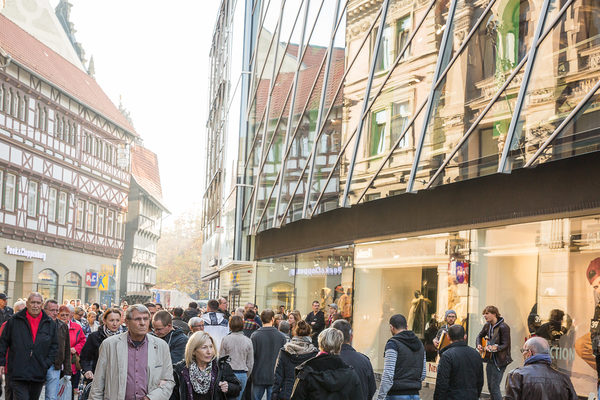 Wie viele Gäste besuchen die Braunschweiger Innenstadt? Das Stadtmarketing erfasst die Frequenzen bald digital. (Wird bei Klick vergrößert)