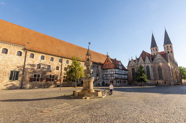 Die Stadtspaziergänge führen Teilnehmerinnen und Teilnehmer durch die Braunschweiger Innenstadt vom Burgplatz bis zum historischen Altstadtmarkt. (Wird bei Klick vergrößert)