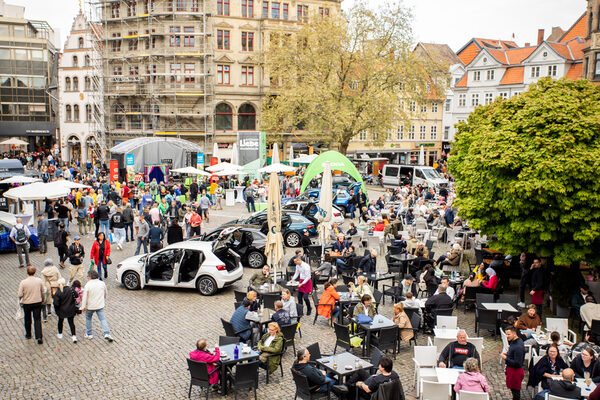 Am 6. und 7. Mai zog der Stadtfrühling Besucherinnen und Besucher in die Innenstadt. (Wird bei Klick vergrößert)