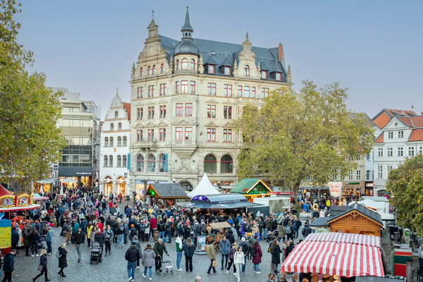 Die mummegenussmeile verwandelt die Innenstadt zwischen dem 3. und 5. November in ein Paradies für Feinschmeckerinnen und Feinschmecker. (Wird bei Klick vergrößert)