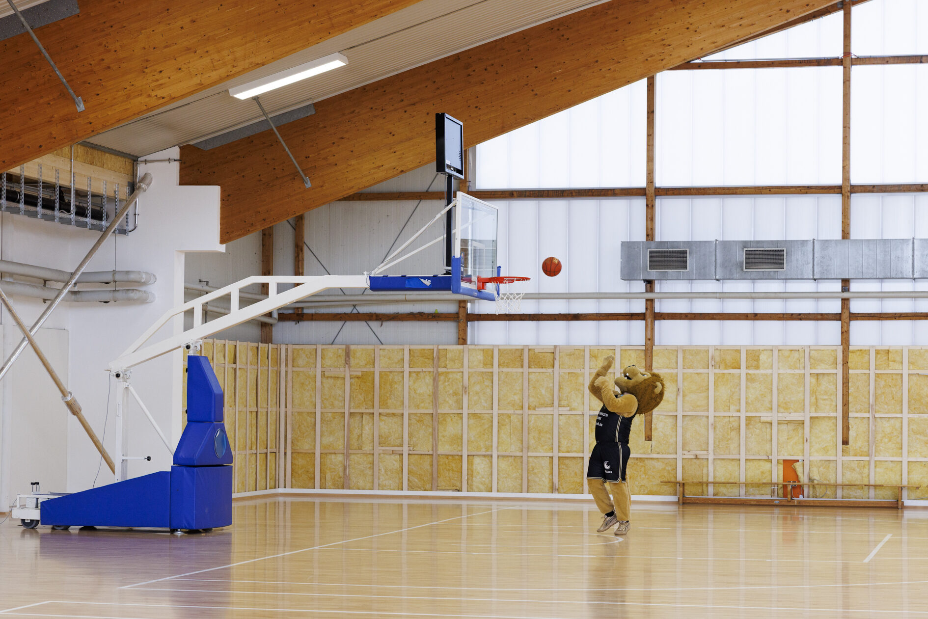 Trainingshalle Basketballlöwen (Wird bei Klick vergrößert)