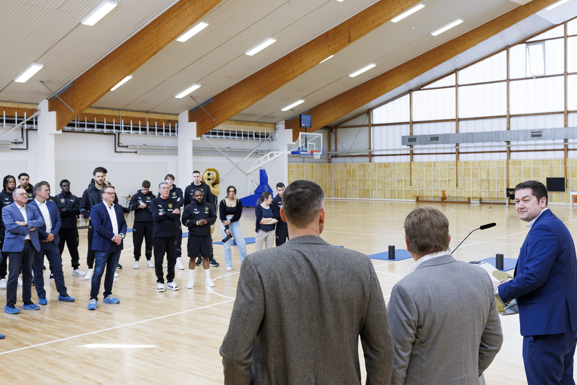 Trainingshalle Basketballlöwen (Wird bei Klick vergrößert)