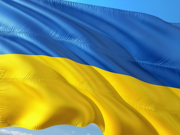 Flagge der Ukraine (Wird bei Klick vergrößert)