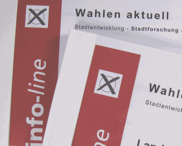 Bildausschnitt Titelblatt info-line Wahlen aktuell (Wird bei Klick vergrößert)