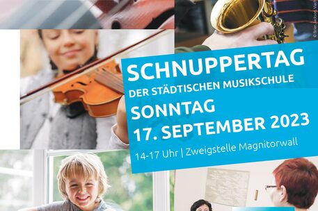 Plakat zum Schnuppertag