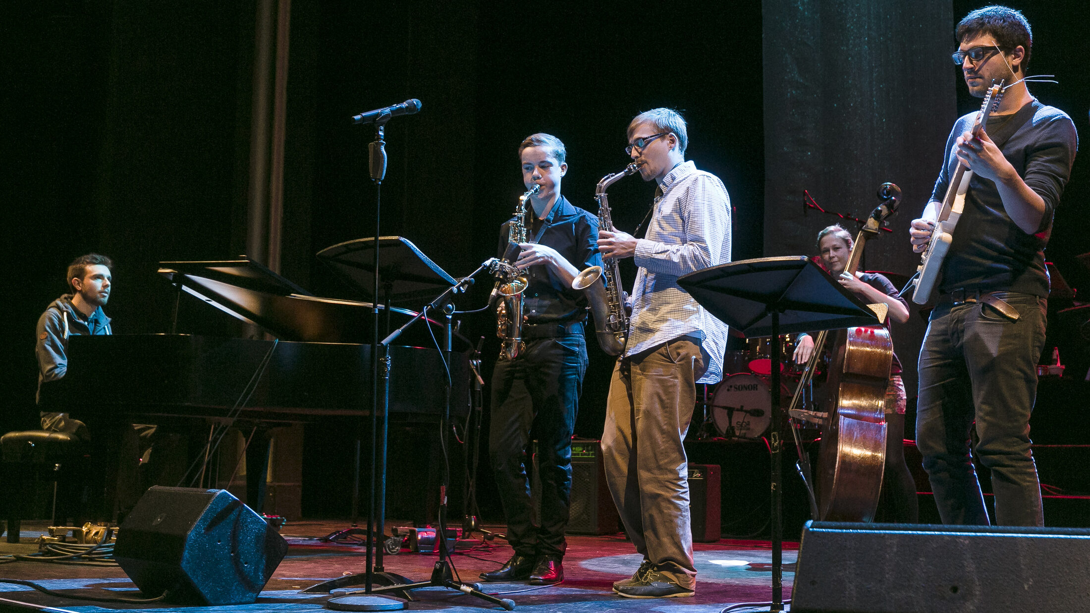 Abschlusskonzert, Jazzcombo "Jazzquartier" (Wird bei Klick vergrößert)