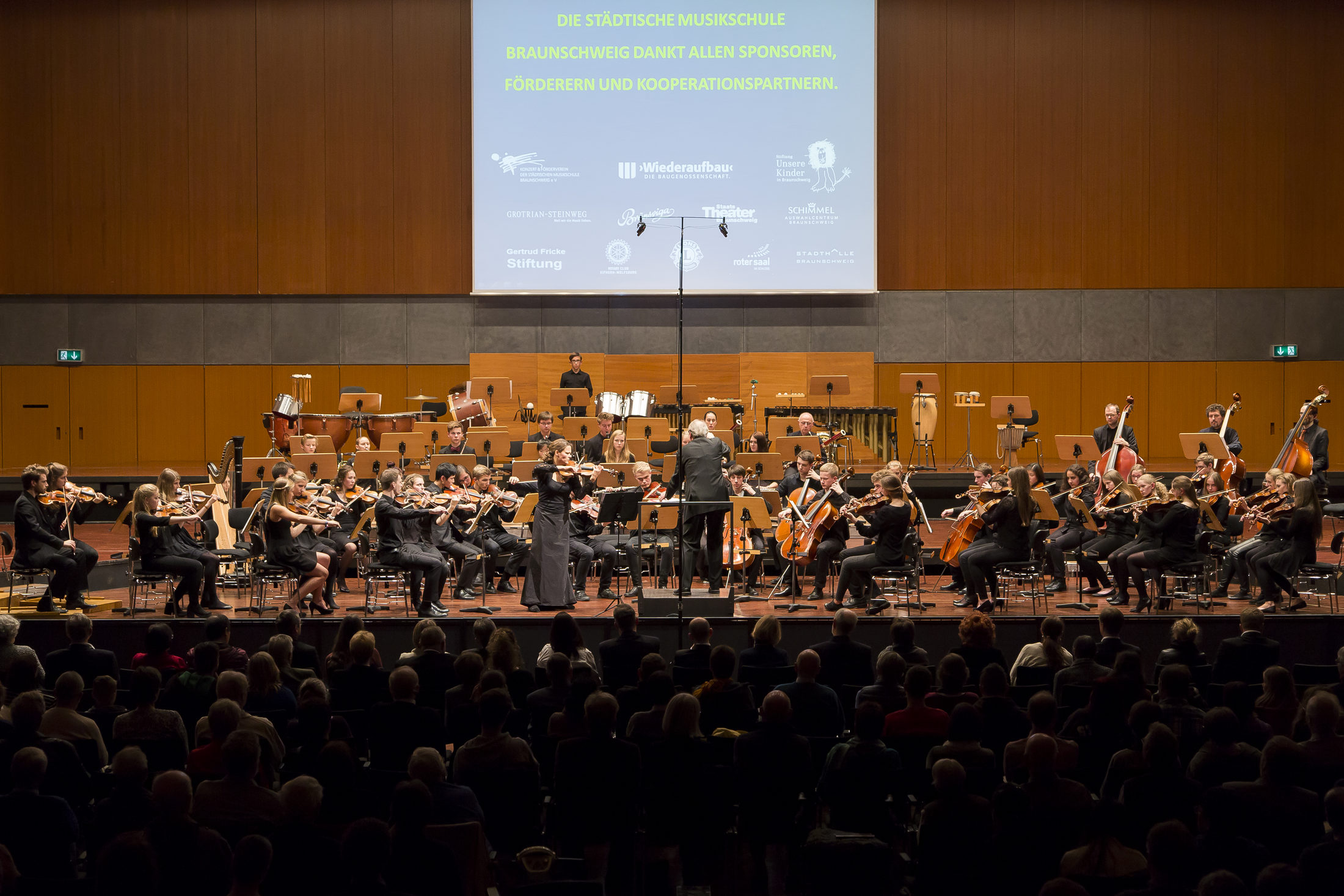 Eröffnungskonzert, Jugend-Sinfonie-Orchester (Wird bei Klick vergrößert)