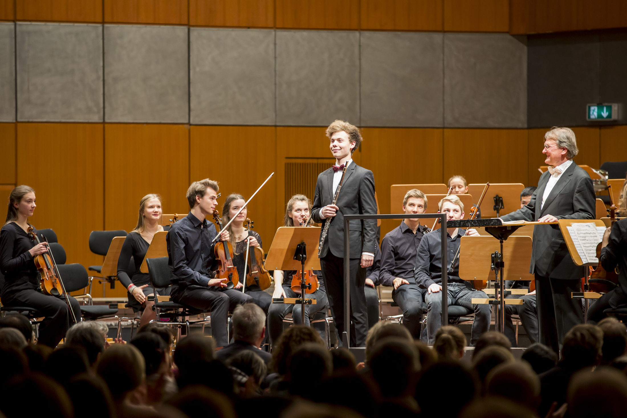 Eröffnungskonzert, Jugend-Sinfonie-Orchester, Solist: Moritz Schulte (Wird bei Klick vergrößert)