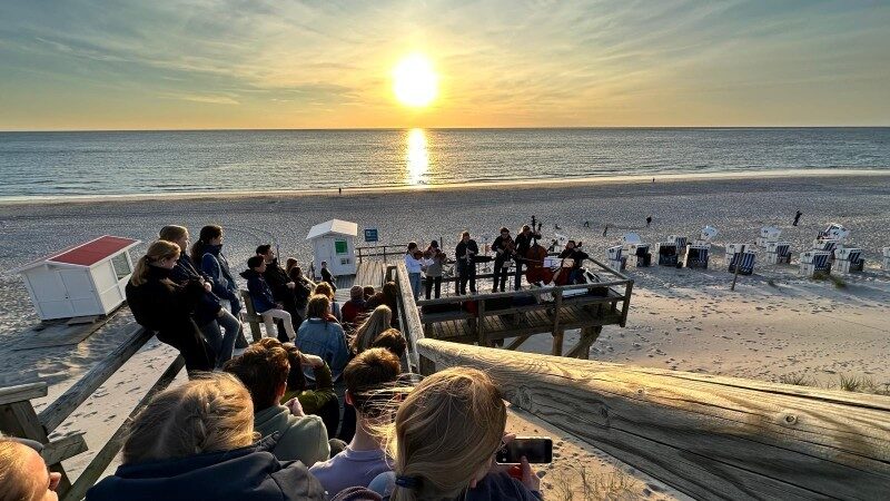 Strandkonzert JSO Sylt (Wird bei Klick vergrößert)
