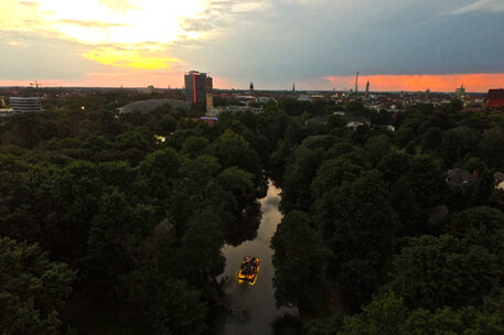 Abendfahrt auf der Oker