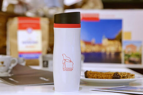 Thermobecher im Löwendesign