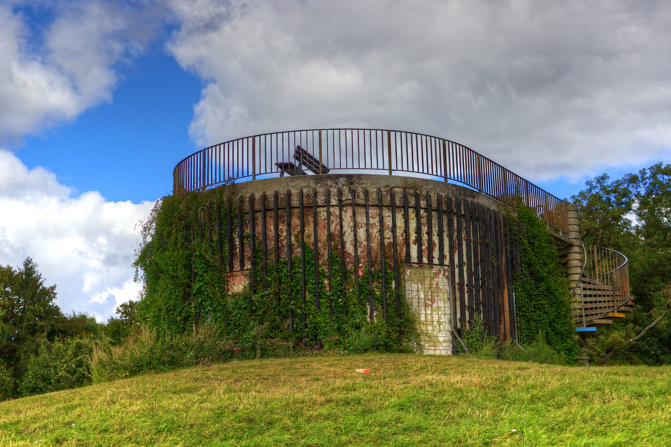 Bunker: Aussichtspunkt am Nussberg / Prinzenpark (Wird bei Klick vergrößert)