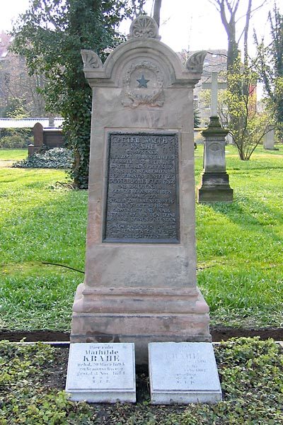 Grabstätte Peter Joseph Krahes auf dem St. Magnifriedhof