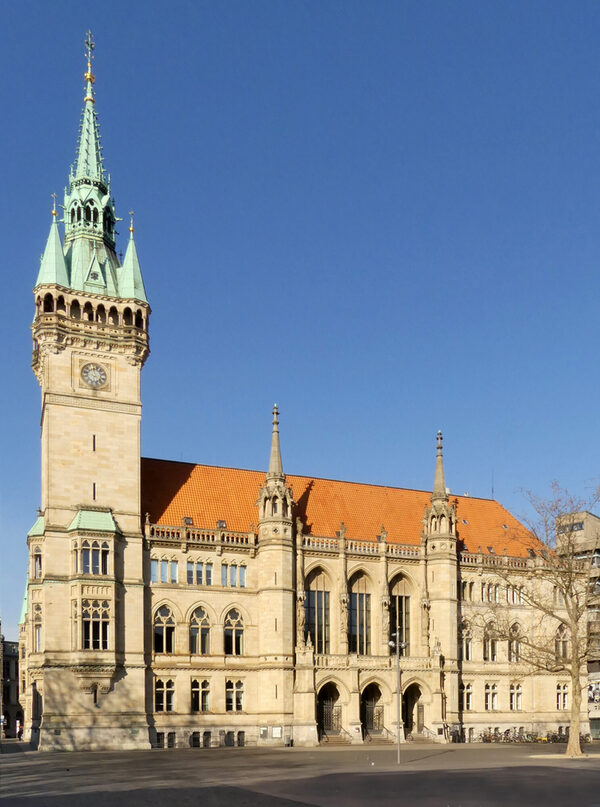 Platz der Deutschen Einheit - Rathaus (Wird bei Klick vergrößert)