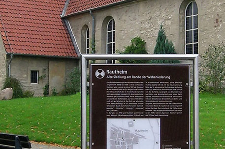 Eine Station des Kleine-Dörfer-Wegs ist der Ortskern von Rautheim