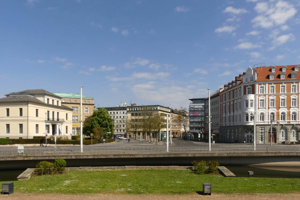 Friedrich-Wilhelm-Platz, Blick nach Norden (Wird bei Klick vergrößert)