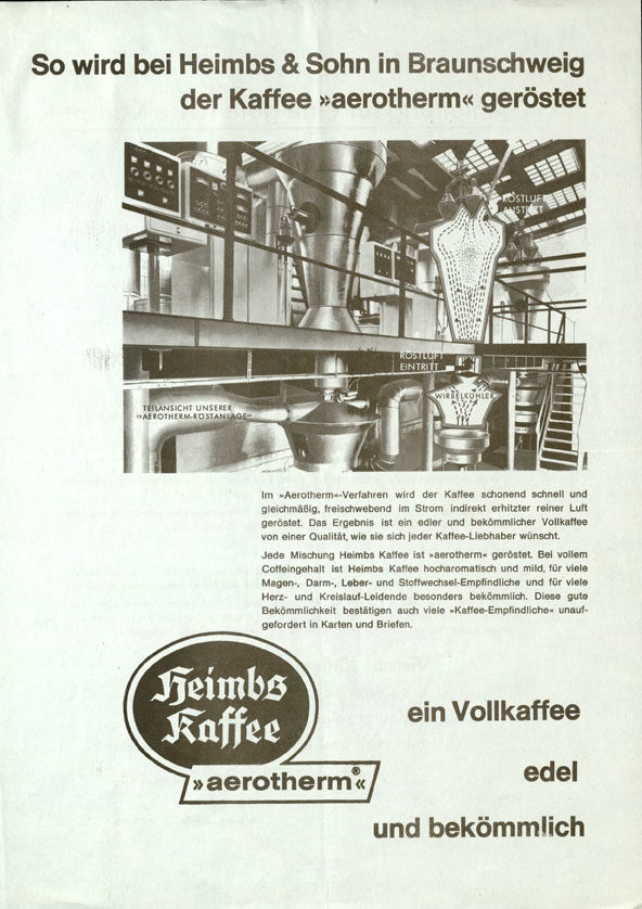 Werbeanzeige, vermutl. um 1950 aus einer Tageszeitung im Braunschweiger Raum (Zoom on click)
