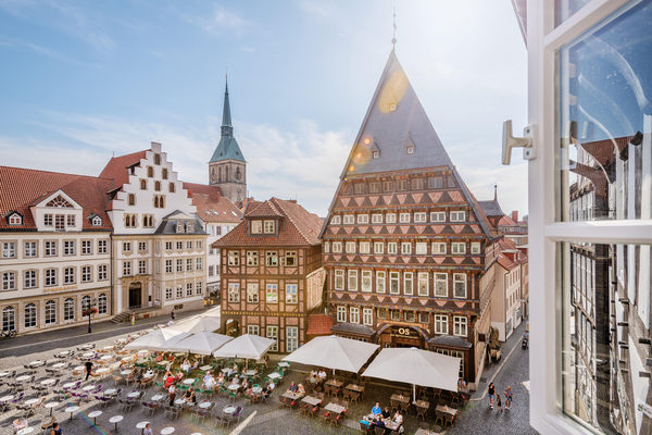 Historischer Marktplatz Hildesheim (Wird bei Klick vergrößert)