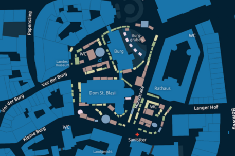 Standplan Weihnachtsmarkt 2022