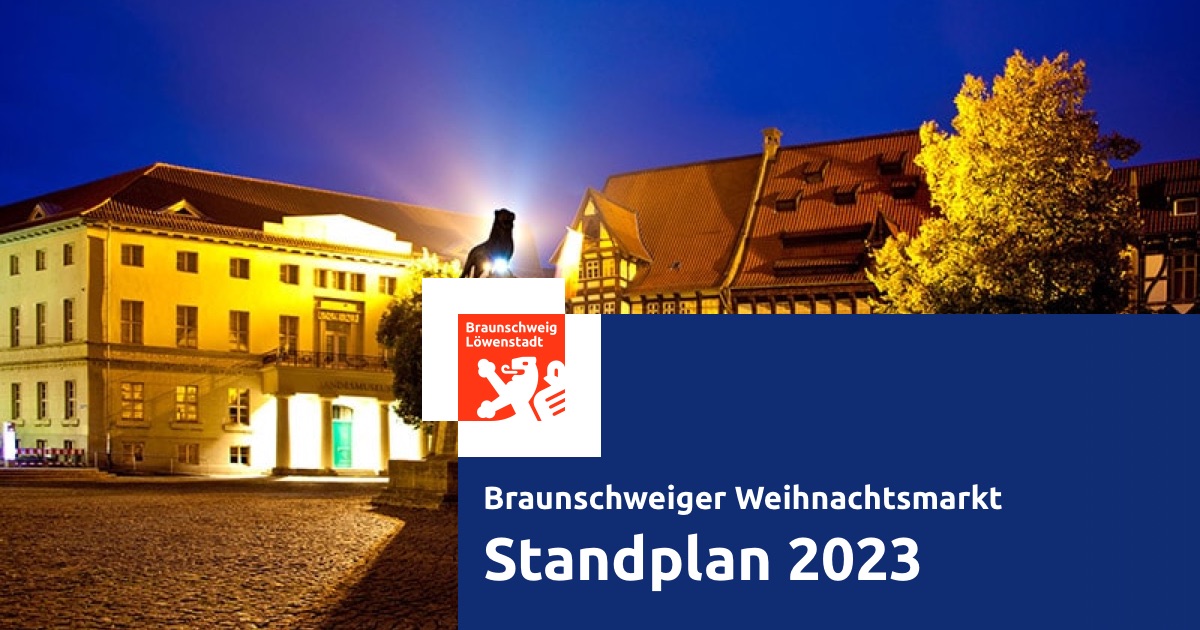 Weihnachtsmarkt Braunschweig 2023 Standplan