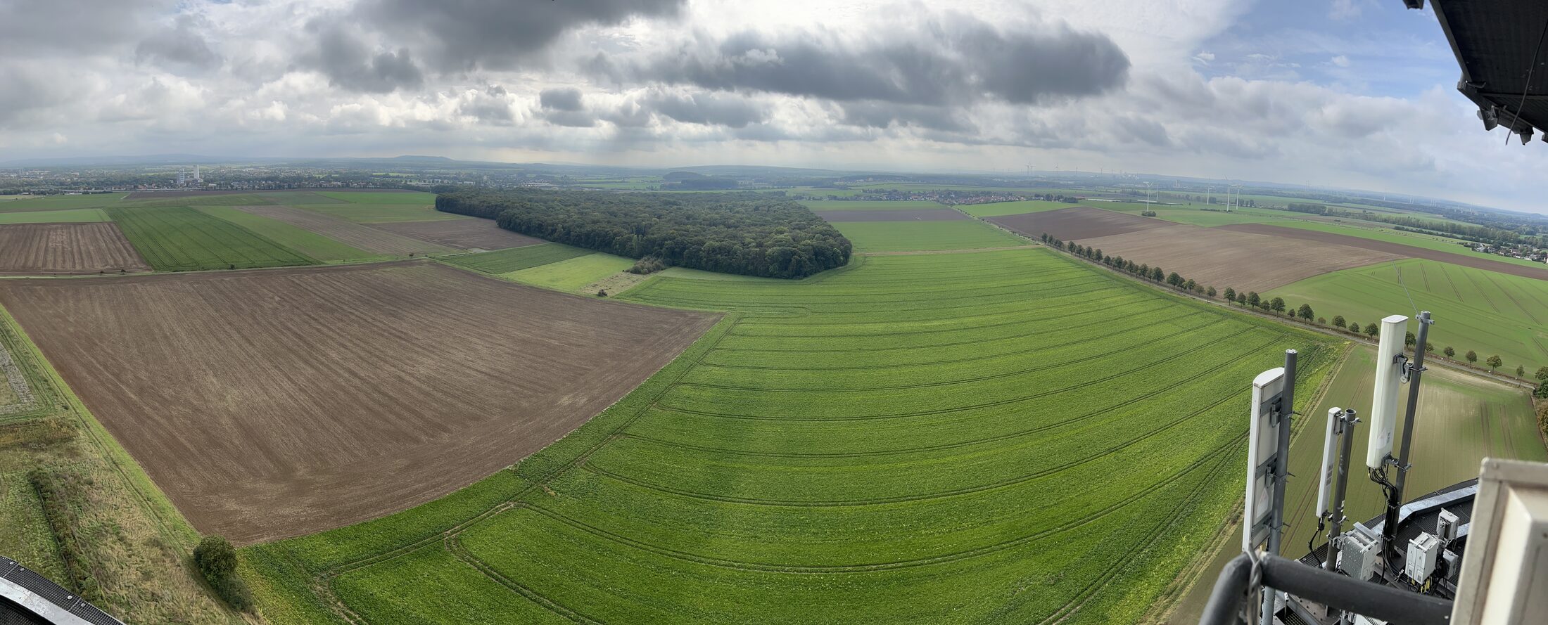 Aussicht vom Fernmeldeturm (Wird bei Klick vergrößert)