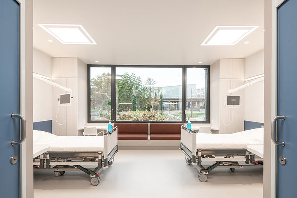 Patientenzimmer der Zukunft (Wird bei Klick vergrößert)