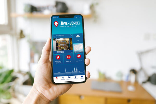 Löwendündel App (Wird bei Klick vergrößert)