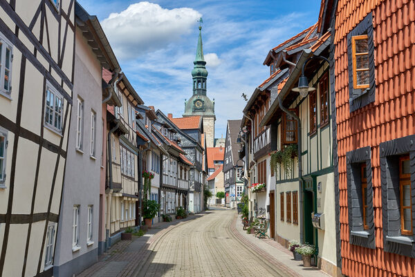 Fachwerkhäuser in Wolfenbüttel (Zoom on click)