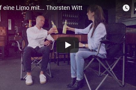 Am Set beim Videodreh mit Thorsten Witt.