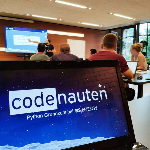 Python Grundkurs bei BS|ENERGY. (Wird bei Klick vergrößert)